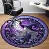 1PC Moon Witch Office Round Area Rug, Indoor Mat Suitable ForOffice, Under Office Chairs Bedroom Living Room Home Decor, Room Deco, D144