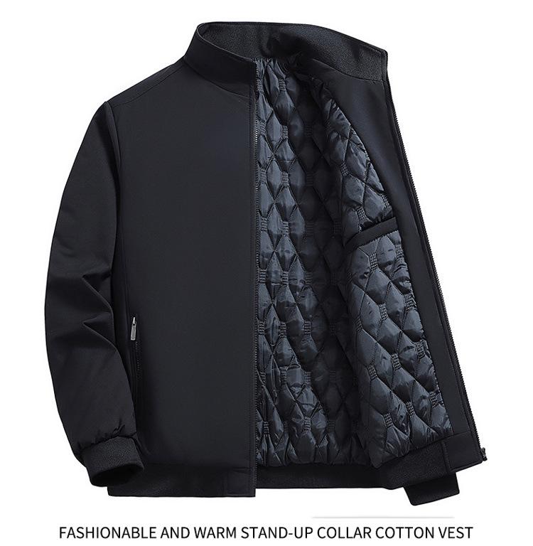 Men's Winter Fleece-Lined Thick Jacket – Trendy, Versatile, Warm, Cotton Padded Coat 2026