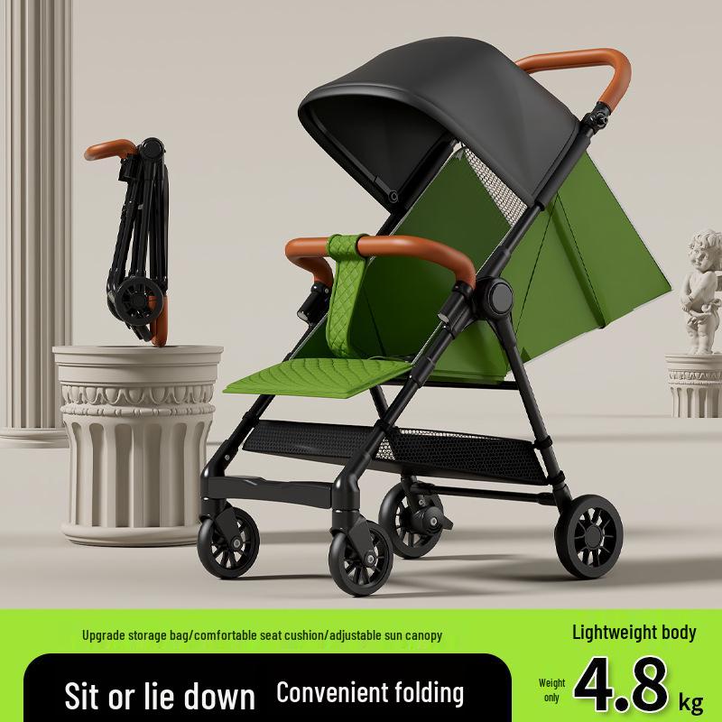 Passeggino Pieghevole Compatto per Bambino: Leggero, Reclinabile e Portatile per Viaggiare Facilmente