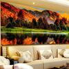 5d Diy Full Diamond Painting Landscape Large Wall Painting Round Diamond Cross Stitch Handmade Art Pictures Bedroom Home Decor