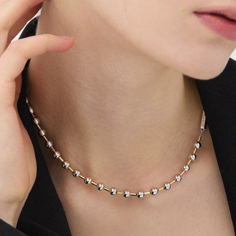 

hyeres-lor H Edition (C) Orbit Line Ball Necklace HL6N55619CB420 OS