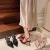 Women's high heels sexy pointed thin high heels summer new style high-end elegant temperament versatile sandals