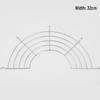 Pabei 32cm Stainless Steel Semi-Circular Frying Rack