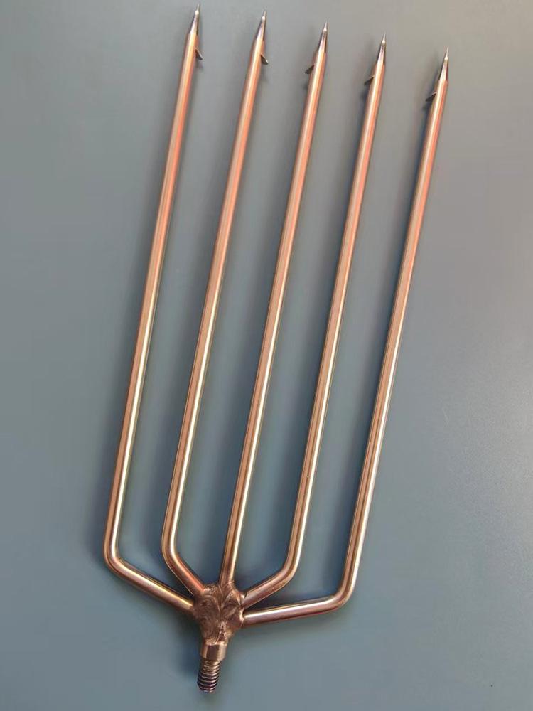 Premium Stainless Steel Fish Spear Set: Telescopic Rod with 4-Prong and 5-Prong Barbed Heads