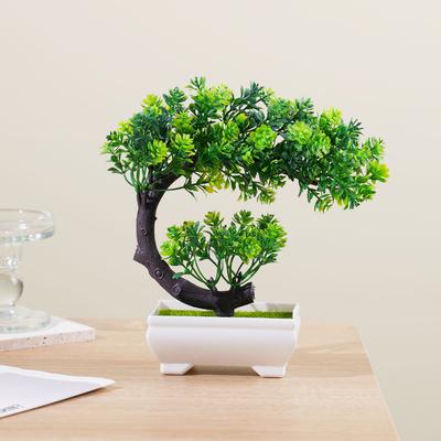 Künstliche Pflanzen Bonsai Kleiner Baum Topf Kunstpflanze Blumen Topfpflanzen Ornamente für Zuhause Zimmer Hotel Garten Tisch Offizielle Dekoration