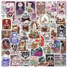 10/30/50pcs Skeleton Skull Reading Book Cartoon Stickers Creative Graffiti Decals DIY Laptop Journal Notebook Funny Sticker Pack