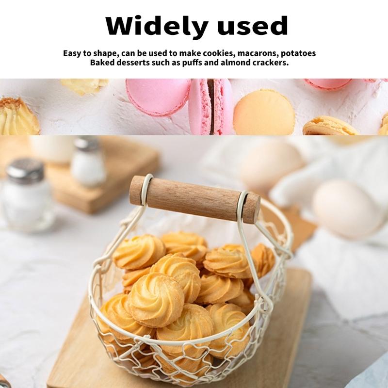 Effizientes Antihaft-Macaron-Blech Professionelle Macaron-Keksformen mit 30 Mulden Tragbare Backformen für einfaches Backen