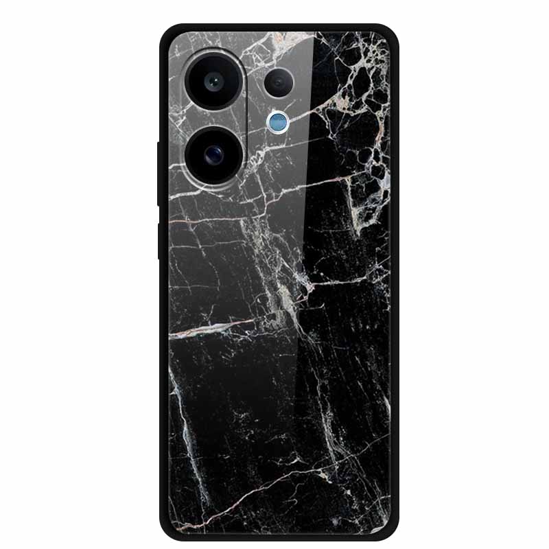 For Vivo V60 5G Glass Case Fashion Cool Animal Tempered Glass Back Cover Case For Vivo V 60 2025 Phone Cases 6.77" Fundas Coques