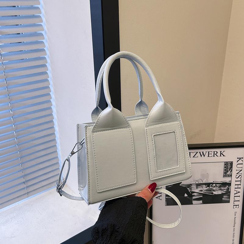 Premium foreign style bag women's 2025 new simple niche shoulder messenger bag fashionable portable small square bag