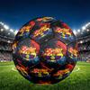Barcelona FC Print Size 5 Soccer Ball, PU Wear Resistant Football for Match Training and Daily Practice, Birthday Gift for Soccer Fans