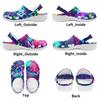 Colorful Printed EVA Clogs Lightweight Breathable Slip On Garden Shoes for Women Men Beach Pool Bathroom Home Beach Wear