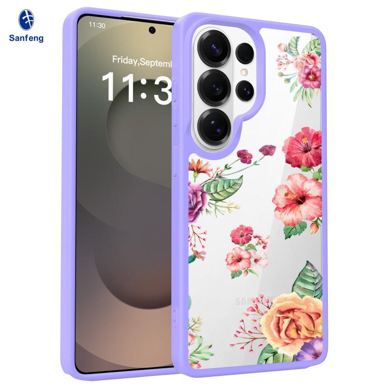 Tailor-made S26ultra Magnetic Phone Case S25 Plus Two-in-one Skin-sensitive Transparent Protective Cover