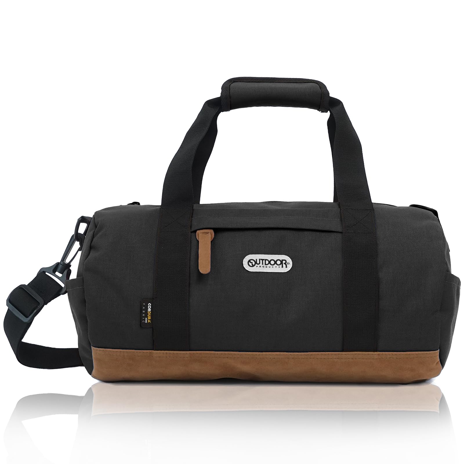 

Outdoor Products Boston Bag/Shoulder Bag, Cordura, Suede, and Synthetic Leather, 2-Way, Nylon, Neo Classic, 20cm, Black, 22469091