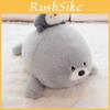 Cute Sea Lion Plush Toy With Penguin Design On Top Of The Head For Kids Birthday Gift