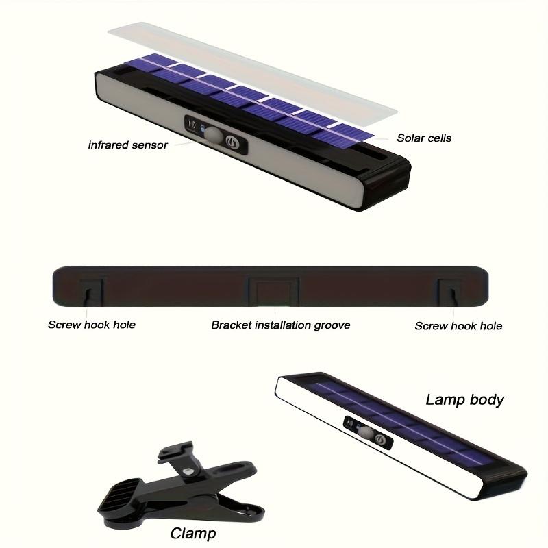 Solar Outdoor Light, IP65 Waterproof Motion Sensor Wall Lamp, 3 Modes LED Security Light for Yard, Garden, Patio, Garage