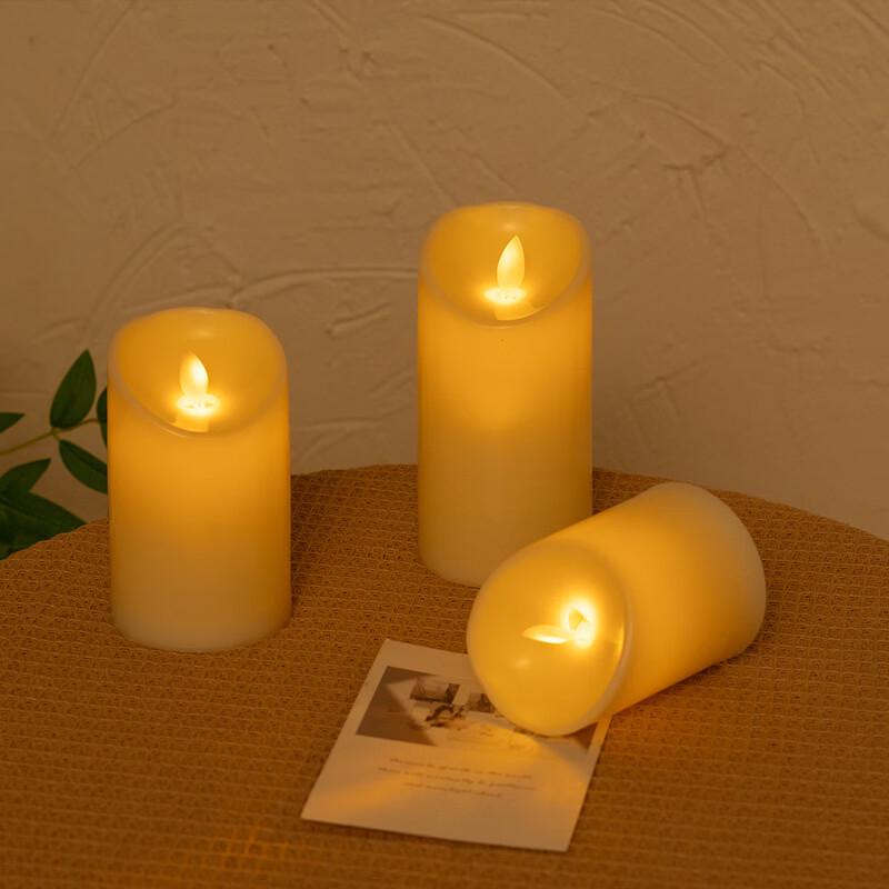 Handun Flameless LED Pillar Candle Set