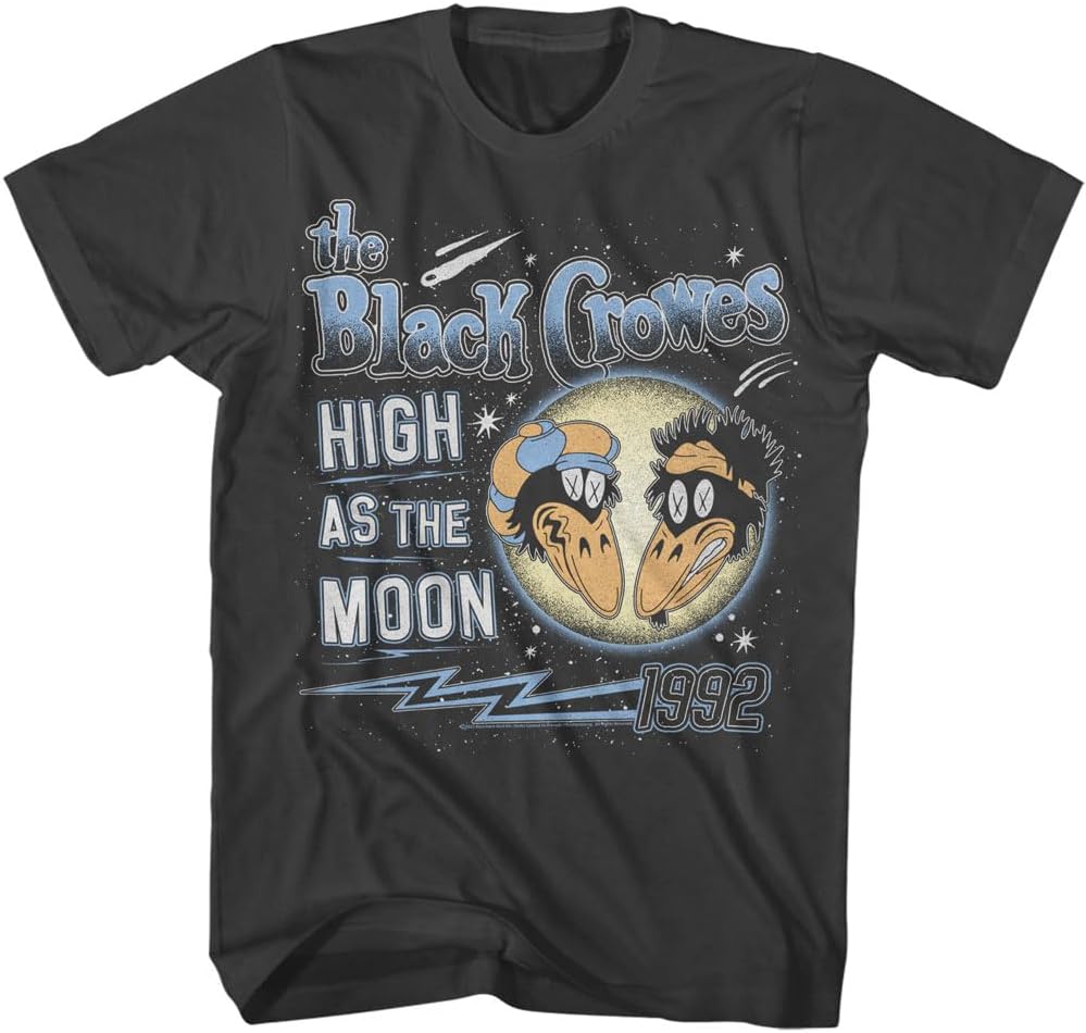 The Black Crowes High As Moon 1992 Cartoon T-shirt