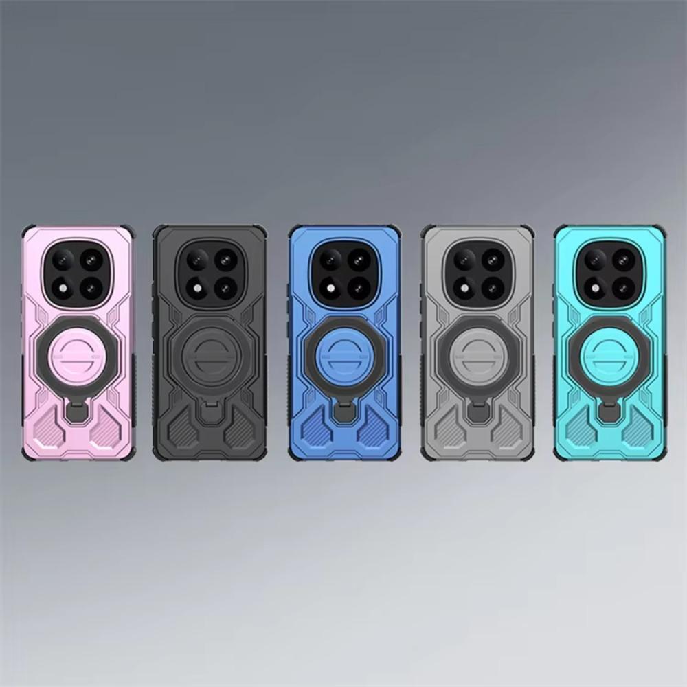Husă Telefon Armură cu Suport Magnetic Rotativ 360° Pentru Xiaomi Redmi Note 15 14 Pro Pro+ Husă Rezistentă la Șocuri de Calitate Militară