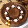 Luminous Seven-Color Glass Bead Bracelet