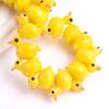 2pcs 16x15mm Yellow Duck / 24x16mm Penguin/White Dog Shape Handmade Lampwork Glass Loose Beads for Jewelry Making DIY Crafts Findings