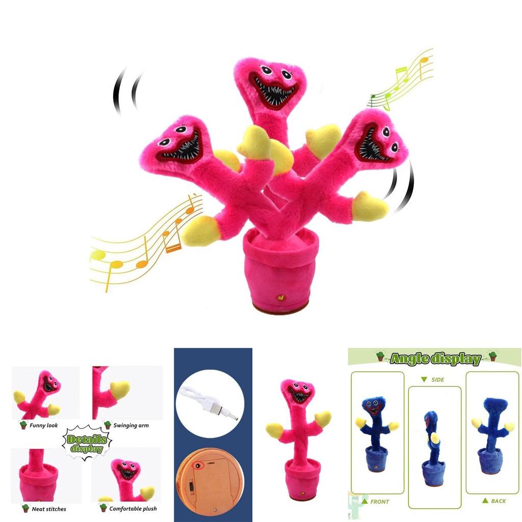Bunter Poppy Playtime Huggy Wuggy Singender Kaktus Spaß und Unterhaltung