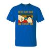 Best Cat Dad Ever Summer Men's T Shirt Cotton Short Sleeve Fashion Cute Streetwear Animal Cats Male Tops Casual Tshirt