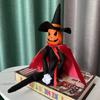 Halloween Pumpkin Doll Elf  Christmas Shelf Decor Kids Gift Suprise Plush Holiday Elves