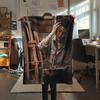 Faye Peraya pattern Flannel Blanket, High quality Comfortable for All Seasons, Home Decor, Warmth and Comfort, Perfect for Gifts.