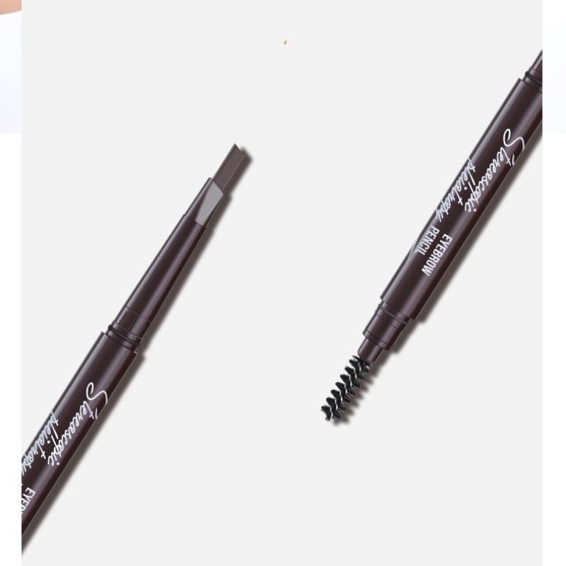 Double Head Three-dimensional Multi-effect Eyebrow Pencil Waterproof Anti-sweat Non-dizzy Eyebrow Pencil
