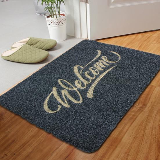 Front Door Mat Welcome Letter Print Home Decor Durable Front Entrance Floor