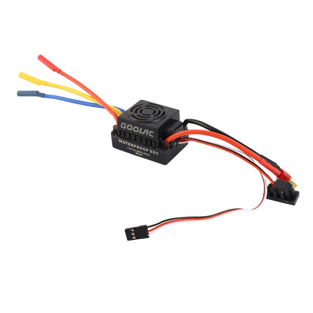 120A Brushless 2-4S ESC with BEC for 1:8 1:10   RC Car Short Truck   Crawler