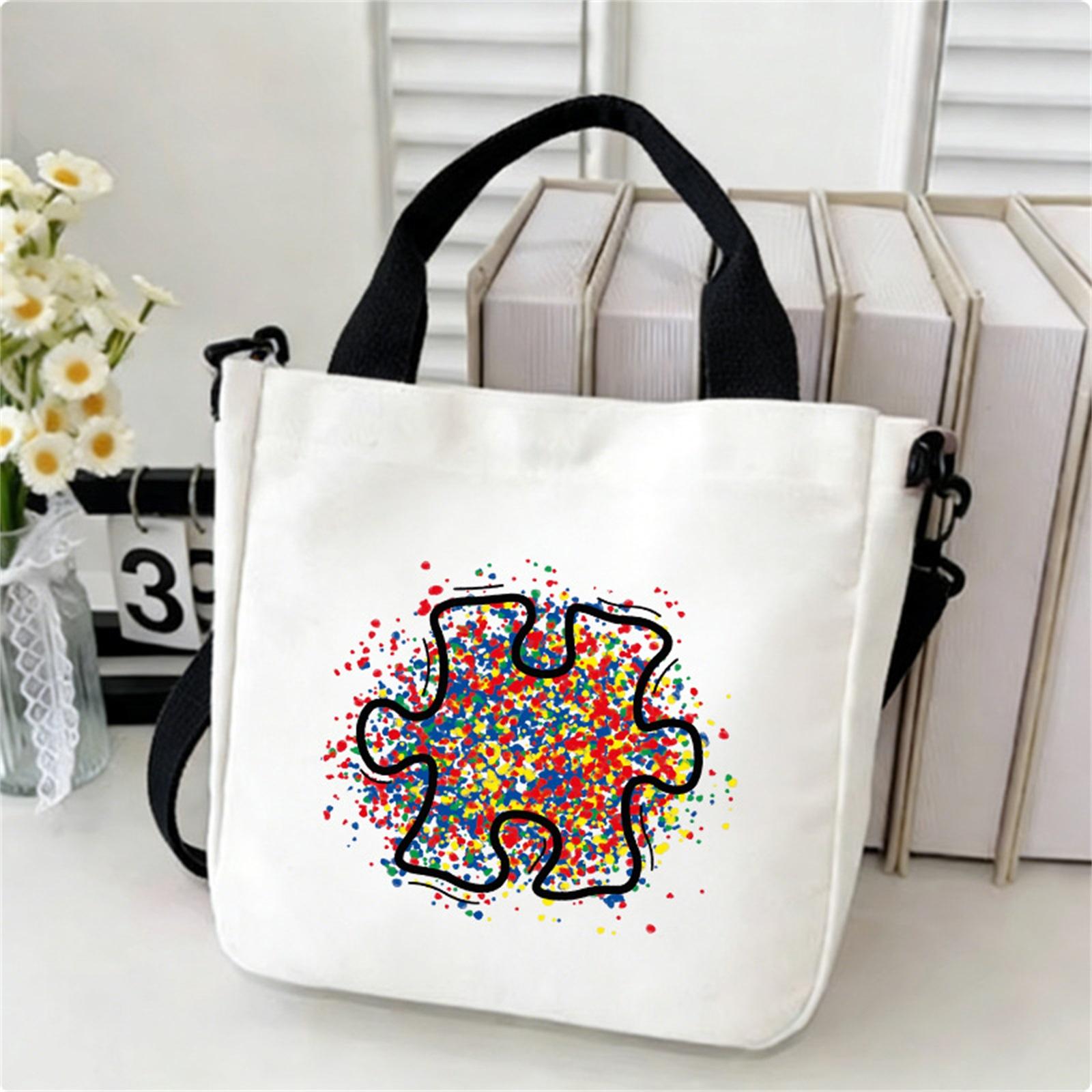 Fashionable  Stylish  Comfortable  And Casual Canvas Crossbody Bag One Size