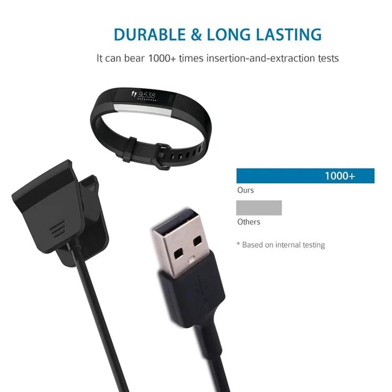 USB nabíjecí kabel pro Fitbit Alta HR Náhradní nabíjecí kabel Nabíjecí adaptér pro náramek Fitbit Alta