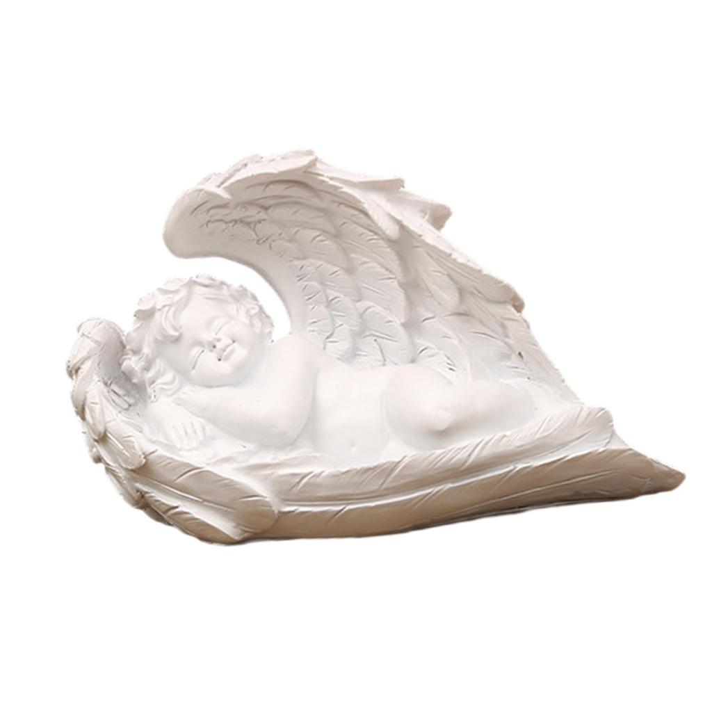 Angel Statue Praying Angel Figurine Resin Angel Figurine Angel Resin Figurine Ornament for Indoor Outdoor Bookcase Home Porch