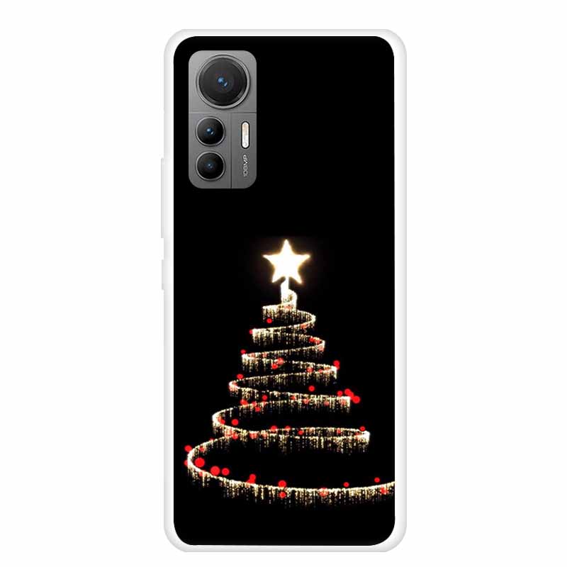 For Xiaomi Redmi K50 Ultra Case Christmas Soft Silicone Back Cover Phone Case for Redmi K50 Extreme Edition Clear Cartoon Funda