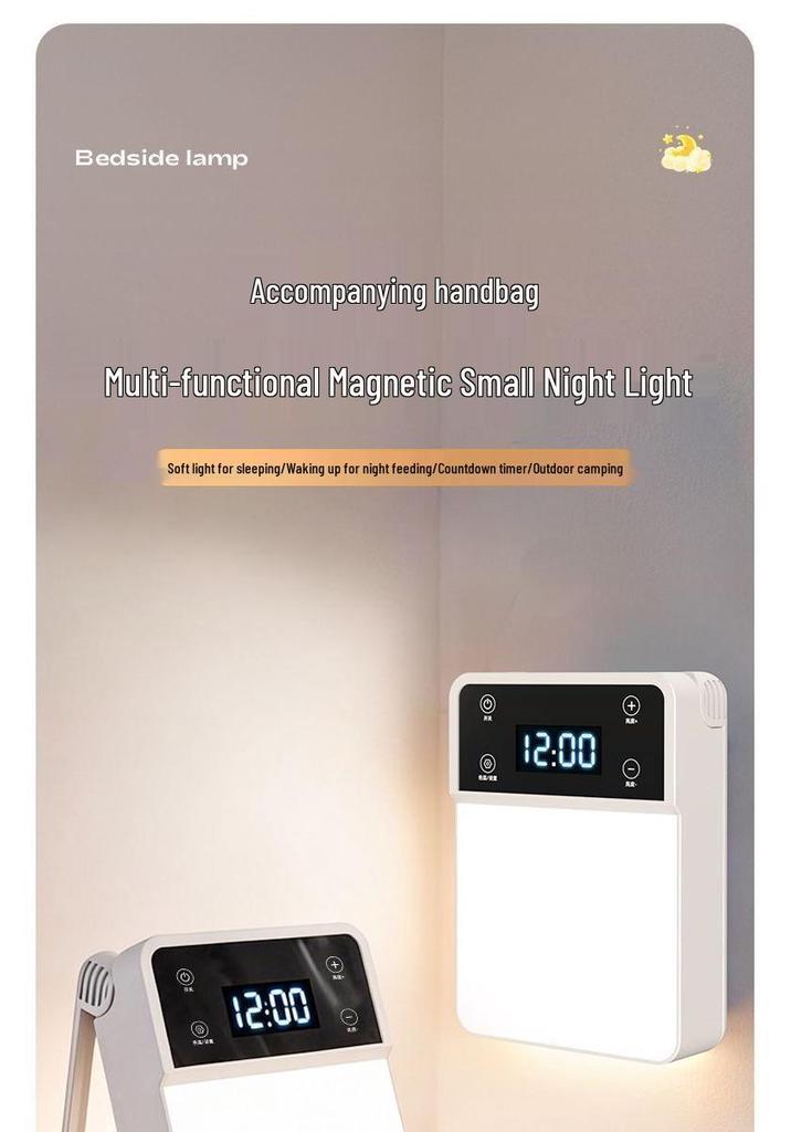 Multifunctional Eye-Caring Touch Desk & Night Lamp with Stepless Dimming and Charging Features