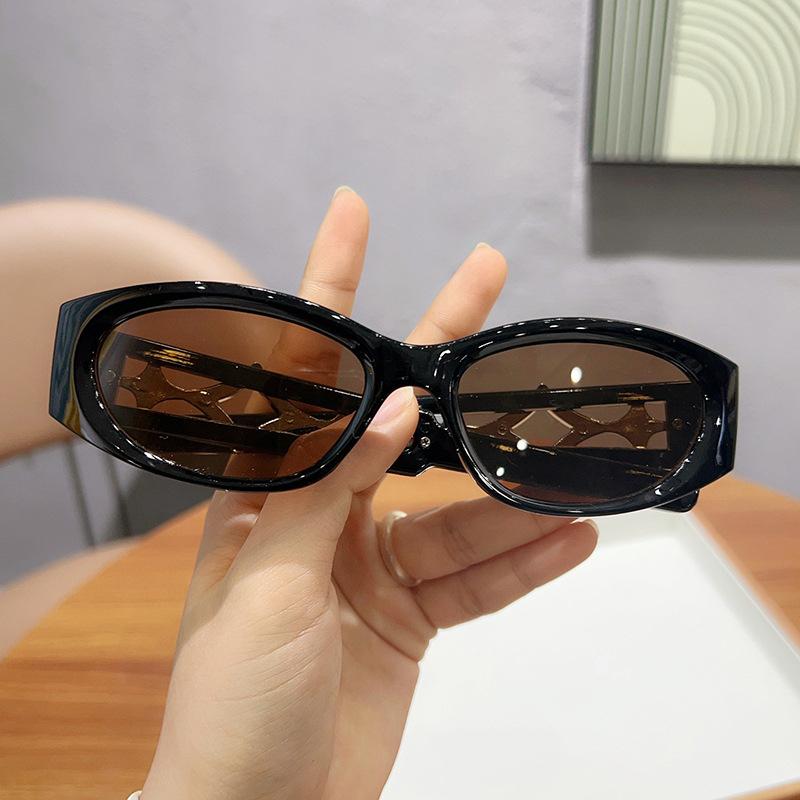 JYL Sunglasses Round Face Men Uv Protection Driving Face Slimming CY5604 A-16139