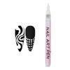 12 Colors Nail Art Pen Set Gel Painting Liner Pen Waterproof Quick Dry DIY Nail Marker Graffiti Dot Gel Pencil for Home Salon