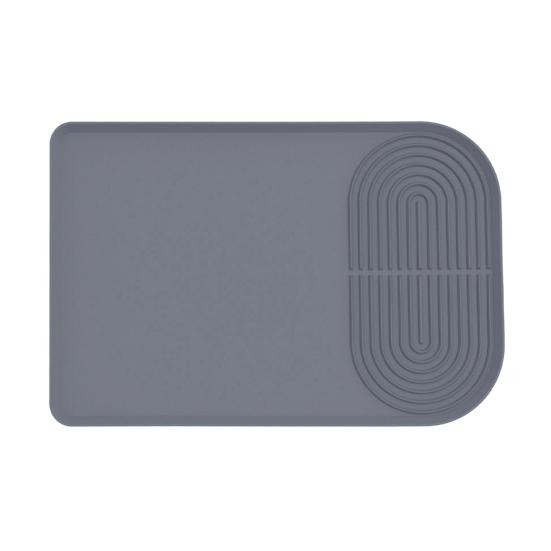 Silicone Coffee Maker Mat Kitchen Countertop Drying Mat Anti-slip Rectangle Quick Dry Dish Bowl