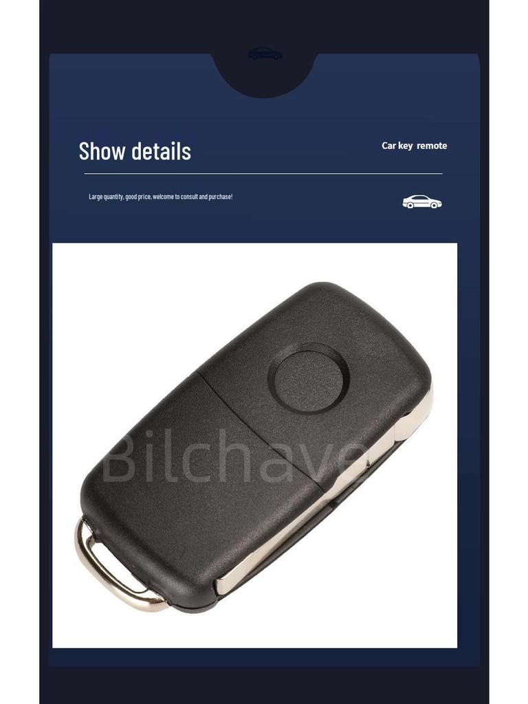 Volkswagen 4/5-Button Key Shell for Tiguan, Golf, Sagitar MK6, Polo Remote Key