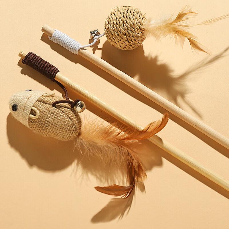 Smart Cat Interactive Ball with Teasing Sticks