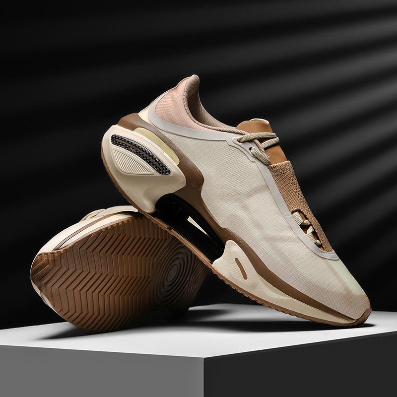 

2025 Новые дышащие походные ботинки Прочные спортивные мужские ботинки для треккинга из кожи на шнуровке для альпинизма и охоты 42 коричневый