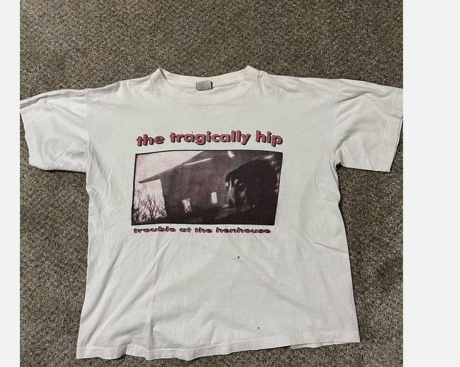 

The Tragically Hip Tour Cotton White Unisex T-shirt S-4XL Reprint 2XL