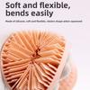 Double-sided Soft Bristle Shower Brush Massage Cleaning Body Shampoo Brush Silicone Multi-functional Bath Brush For Exfoliation