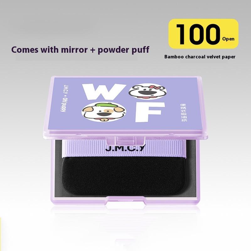 100 Sheets Face Oil Absorbing Paper Summer Oil Control Wipes Oil-holding Oily Paper Face Cleansing Makeup Tool Face Oil Blotting