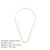 Men's Luxury Hip Hop Cuban Chain Necklace - Stainless Steel, Simple Design