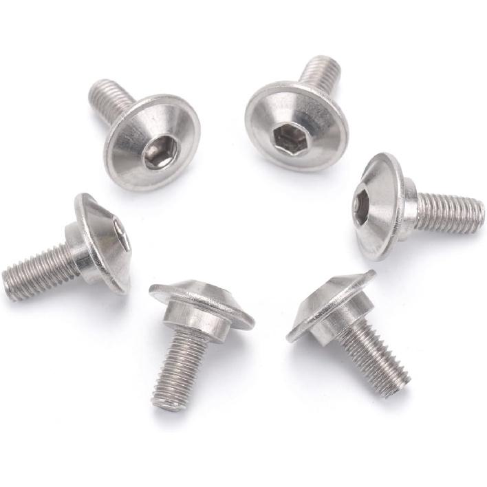 6 Pcs M5 x12.5mm Motorcycle Fairing Bolts Seat Bolt Body Shell Stainless Steel Fairing Screws Kits For Suzuki GSXR600 GSXR750 GSXR1000 GSX1300R