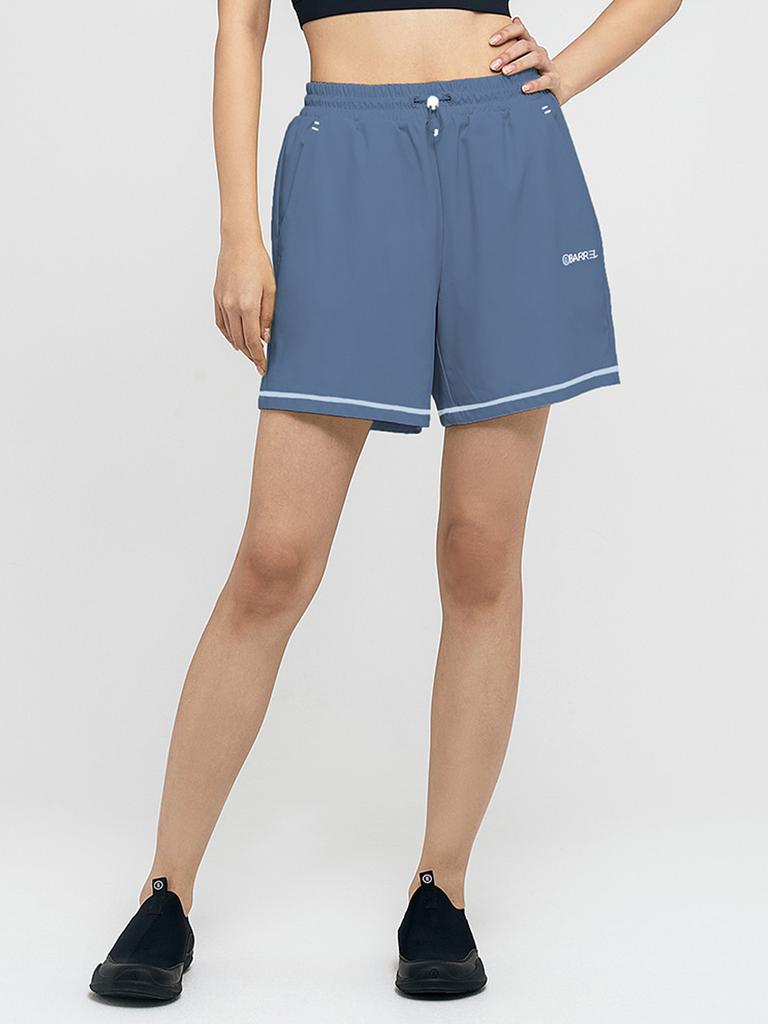 BARREL Women'S Essential Part-Length Water Shorts Indigo Blue (B4Swwbs001Idb)
