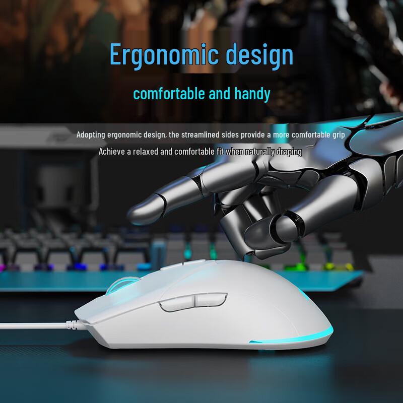 AOC MS110 RGB Gaming Wired Mouse