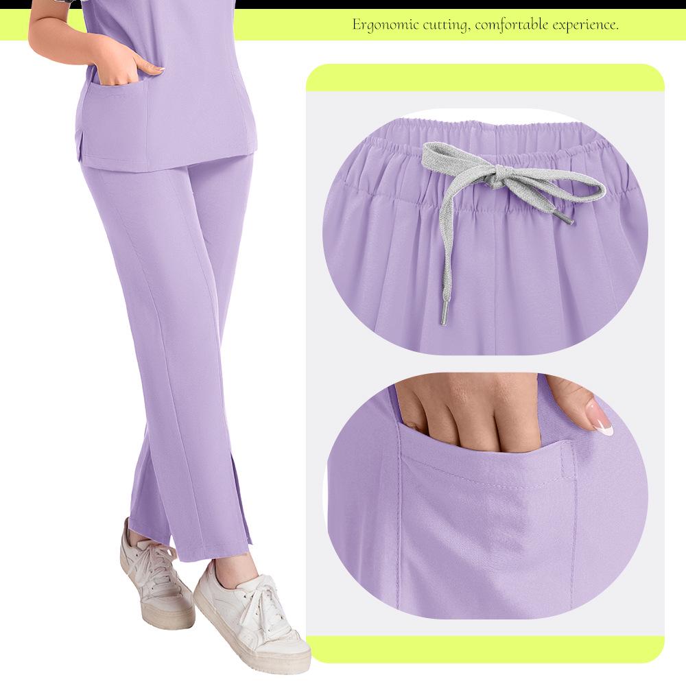 Unisex Medical Scrub Suit: Sweat-Absorbent, Breathable Surgical Gown for Nurses and Dental Hospital Staff.